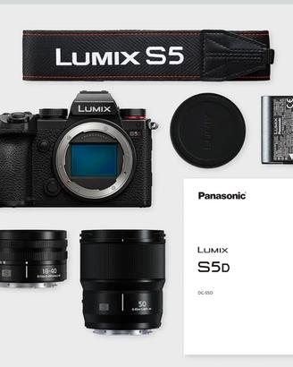 Lumix  s5d com 2 obiettivi (come nuova) + garanzia