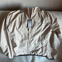 Giacca da Tuta Sportiva Donna Beige Rebook Tg S