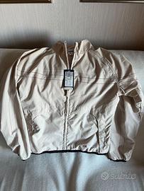 Giacca da Tuta Sportiva Donna Beige Rebook Tg S