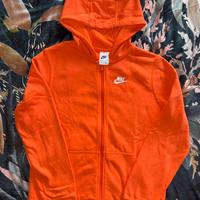 Felpa arancione Nike