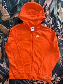 Felpa arancione Nike