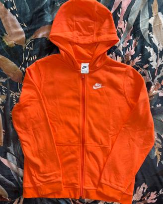 Felpa arancione Nike