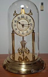 Orologio da tavolo a campana in vetro nuovo