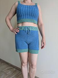 twin set pantaloncino  + top