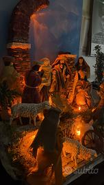 Presepe Stile 700 vestiti in stoffa