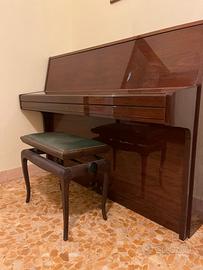 Pianoforte verticale Ibach tedesco e panchetta