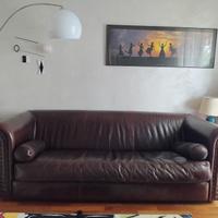 Divano Chesterfield Cuoio 240x110x80