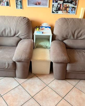 Coppia poltrone reclinabili