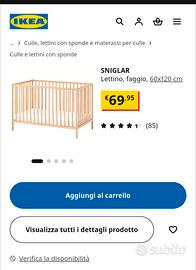 culla legno Ikea