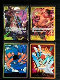 Carte One Peace Don Gold Rare + 2 Secret
