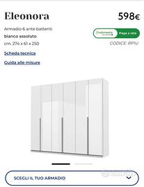 Armadio eleonora mondo convenienza specchi