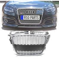 GRIGLIA AUDI A3 8P 08-12 LOOK RS CROMATO NERO