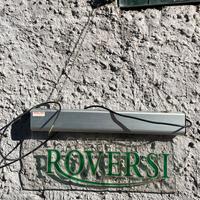 Insegna luminosa antica Cafeteria Roversi 1882