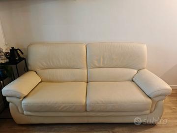 Divano pelle Dondi Salotti 2 sedute maxi