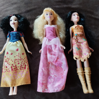 3 bambole principesse Disney