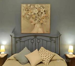 letto matrimoniale in ferro battuto 