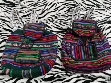 Zainetti etnici fatti a mano