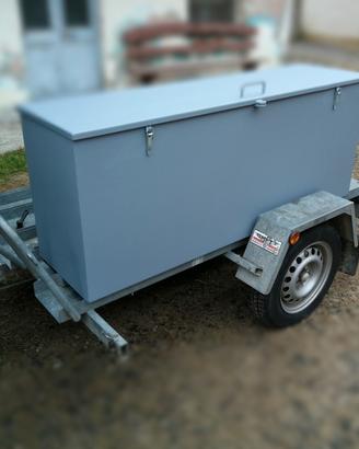 cassone porta attrezzi per carrello moto