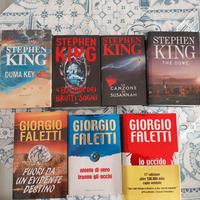 Libri Stephen King e Giorgio Faletti
