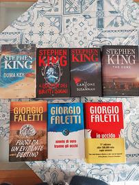 Libri Stephen King e Giorgio Faletti