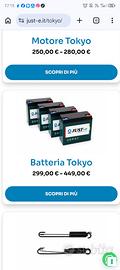 Batteria per motorini elettrici