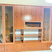 Parete attrezzata noce chiaro