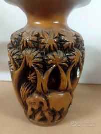 vaso in legno 