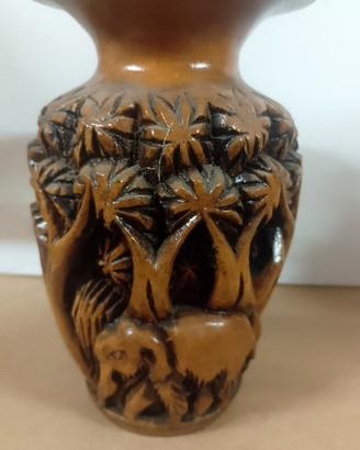 vaso in legno 