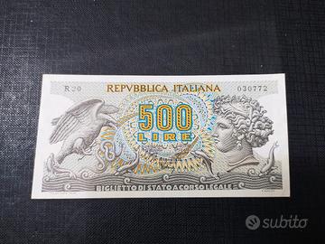 Banconota lire 500 ARETUSA fior di stampa