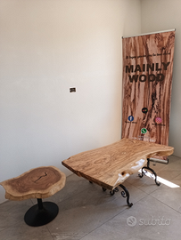 Tavolini in legno di ulivo