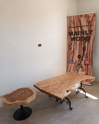 Tavolini in legno di ulivo