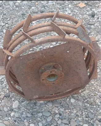 ruote in ferro BCS doppie scomponibili distanziali
