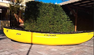 Canoa Canadese monoposto white water, senza sacche