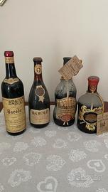 Lotto bottiglie vintage
