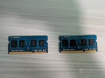 2 banchi di RAM 4GB x 2 per PC portatile 