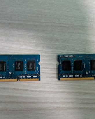 2 banchi di RAM 4GB x 2 per PC portatile 