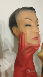 Busto espositivo Christian Dior in gesso anni 60