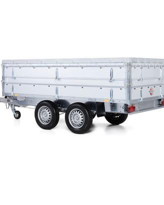 Rimorchio  pianale 2 assi  brand STEMA 301x153cm.