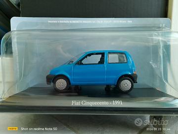 modellino Fiat Cinquecento 1991 1/43 Norev
