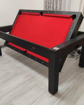 biliardo con air hockey professionale