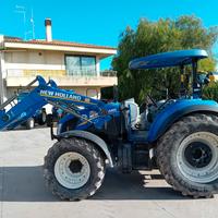 New Holland T5.115DC Rops con caricatore originale