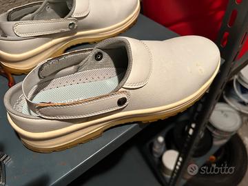 Scarpe da lavoro zoccoli bianchi numero 45
