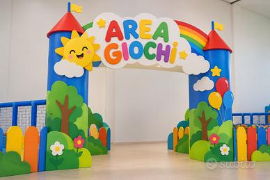 Scenografie Personalizzate per Sale Ludiche Bimbi