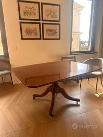 Tavolo inglese in mogano