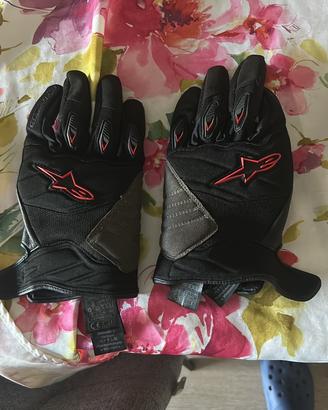 guanti per moto alpinestars modello atom/ st-1