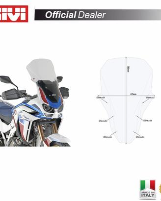Cupolino GIVI Africa Twin 1100