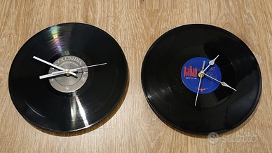 Orologi con dischi vinile 33 giri
