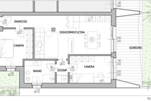 Rovereto- Bilocale a piano terra nuova costruzione