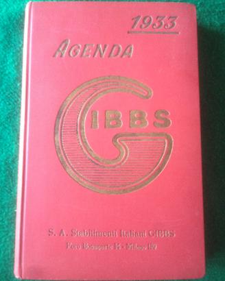 Agenda Gibbs 1933