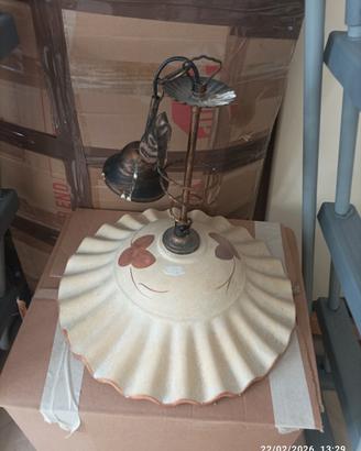 lampadario in ceramica per cucina